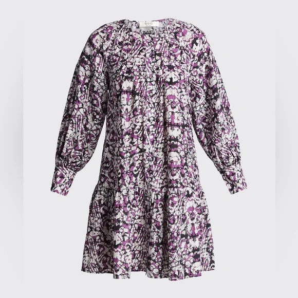 Sea New York | Dresses | Sea New York Purple Print Mini Dress | Poshmark